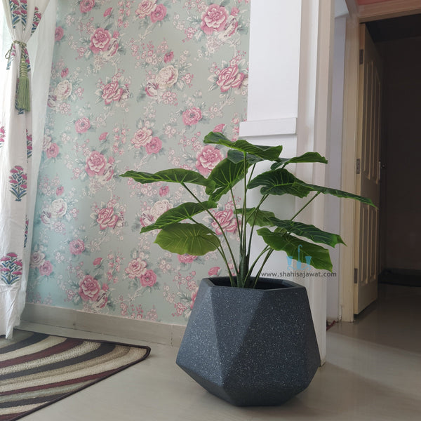 Decorative Real Like, Real Touch Nearly Natural Artificial (Faux) Alocasia Plant Of Size 2.8ft, Made Of Plastic With Zero Maintenance, Available Exclusively At Shahisajawat India. Best Trendy Home Decor, Restaurant Decor, Office Decor, Mall, Airport Decor Ideas Of 2024.