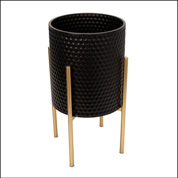 Gold honeycomb planter retailer