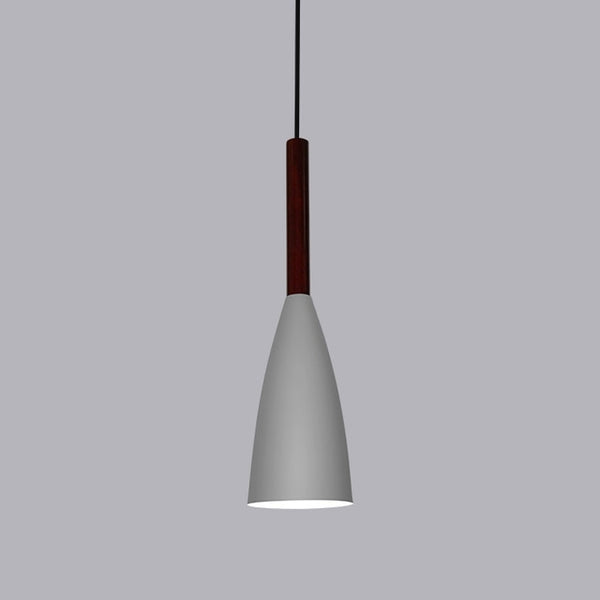 Grey Aluminium+Wooden Pendant Lights,With E27 Base, of Voltage 90-260V & Cord Pendant Installation,AC Power.These lights area also available in Pink,Silver & Green Color.Size is 35.5×10cm, available exclusively on Shahi Sajawat India,the world of home decor products.Best trendy home decor and living room decor ideas of 2019. 